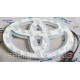 Автомобильный логотип Toyota 13*9см. светящаяся подкладка, белый/красный