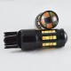 Автомобильная LED лампа SL LED, ДХО + поворот, Цоколь T20(W21/5W)(7443) 40-3030 led жёлтый/белый