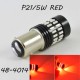 Светодиодная автомобильная лампа SLP LED с цоколем 1157(P21/5W)(BAY15D) 48-4014 9-30V Красный
