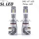 LED лампы в головной свет серии SM3 Цоколь H7 (PK22s), 25W, 5000 Люмен/Комплект