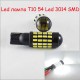 Лед лампа в габарит SLP LED, цоколь W5W(T10) 54 led 3014, 9-30 В. Белый