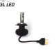 Установочный набор LED ламп в основные фонари SLP S1-LED Цоколь H4, 21W, 3250 Люмен/Комплект