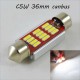 Автомобильная лампа SLS LED с обманкой в номера, салон, цоколь SV8,5(C5W) 36mm 12-4014 Белый