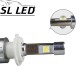 Комплект LED ламп в головной свет серии SLP70 Цоколь H7, 48W, 6600 Люмен/Комплект