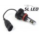 LED лампы в головной свет серии SX5 Цоколь H11/H8/H9, 25W, 3000 Люмен/Комплект