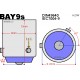 Мощная светодиодная лампа SLP LED с цоколем BAY9S (H21W) Cree 50W 9-30V Белый