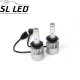 Установочный набор LED ламп в основные фонари SLP S2-LED Цоколь H7, 35W, 5000 Люмен/Комплект
