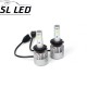 Установочный набор LED ламп в основные фонари SLP S2-LED Цоколь H7, 35W, 5000 Люмен/Комплект