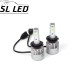 Установочный набор LED ламп в основные фонари SLP S2-LED Цоколь H7, 35W, 5000 Люмен/Комплект