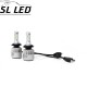 Установочный набор LED ламп в основные фонари SLP S2-LED Цоколь H7, 35W, 5000 Люмен/Комплект