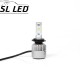 Установочный набор LED ламп в основные фонари SLP S2-LED Цоколь H7, 35W, 5000 Люмен/Комплект