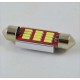 Автомобильная лампа SLS LED с обманкой в номера, салон, цоколь SV8,5(C10W) 39 mm 12-4014 Белый