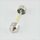 SLP LED светодиодная лампа в подсветку салона, номеров, цоколь SV8.5(C5W) 36mm. 3 CSP led, 12 В. 6500К