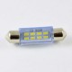 Светодиодная лампа под цоколь SV8,5(C5W)(C10W) 39mm 3014 8 LED Белый