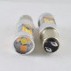 Светодиодная автомобильная лампа SLP LED с цоколем 1157(P21/5W)(BAY15D) 2835- 3030 led жёлтый/белый