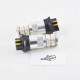 Led лампа в габарит, ДХО SLP LED, цоколь PW24W 36-3014 led, 9-30 В. Янтарный