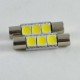 Led лампа SLP LED в солнцезащитные козырьки, зеркала SV7 (T6.3) (C5W)(C3W) 3-5050 28/29mm 12V Белый