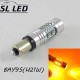 Мощная светодиодная лампа SLP LED с цоколем BAY9S (H21W) Epistar 50W 9-30V Желтый