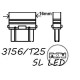 Самая яркая LED лампа в поворот 3156, T25. 135-4014 led Желтый с обманкой
