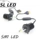 LED лампы в головной свет серии SM1 Цоколь H4, 20W, 2800 Люмен/Комплект