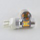 Светодиодная автомобильная лампа SLP LED с цоколем T20(W21/5W)(7443) 2835- 3030 led жёлтый/белый