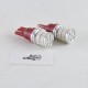 Светодиодная авто лампа SL LED, цоколь W5W(T10) 36 LED 3014, 12-24 В. Красный