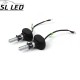 Установочный набор LED ламп в ПТФ и основные фонари SLP S1-LED Цоколь H3, 21W, 3250 Люмен/Комплект