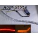 Гибкие габариты SL LED, стиль Audi, с динамическим указателем поворота, длина от 50 до 75 см.
