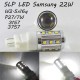 Автомобильная LED лампа SLP LED ДХО + габарит с цоколем 3157(P27/7W)(3757)(W2/5*16q) Samsung 22W Белый