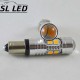 Мощная светодиодная лампа SLP LED с цоколем BAY9S (H21W) 10-2835 led 9-30V Желтый