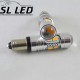 Мощная светодиодная лампа SLP LED с цоколем BAY9S (H21W) 10-2835 led 9-30V Желтый