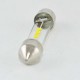 SLP LED светодиодная лампа в подсветку салона, номеров, цоколь SV8.5(C5W)(C10W) 41mm. 3 CSP led, 12 В. 6500К