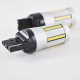 Самая яркая LED лампа в поворот 7440, T20, W21W, 66-2016 led , Желтый с обманкой