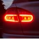 Гибкие габариты в силиконе SL LED, гибкая лента в фары 85 см. комплект, 12V, красный