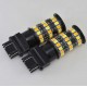 Автомобильная LED лампа SLP LED ДХО + поворот с цоколем 3157(P27/7W)(3757)(W2/5*16q) 48 2835 led жёлтый/белый