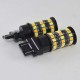 Автомобильная LED лампа SLP LED ДХО + поворот с цоколем 3157(P27/7W)(3757)(W2/5*16q) 48 2835 led жёлтый/белый