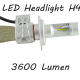 LED лампы в головной свет серии G5S, Н4 Цоколь, 22W, 3600 Люмен/Комплект